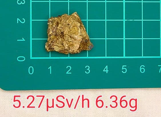 超高線量!!花貫渓谷ペグマタイト（36）