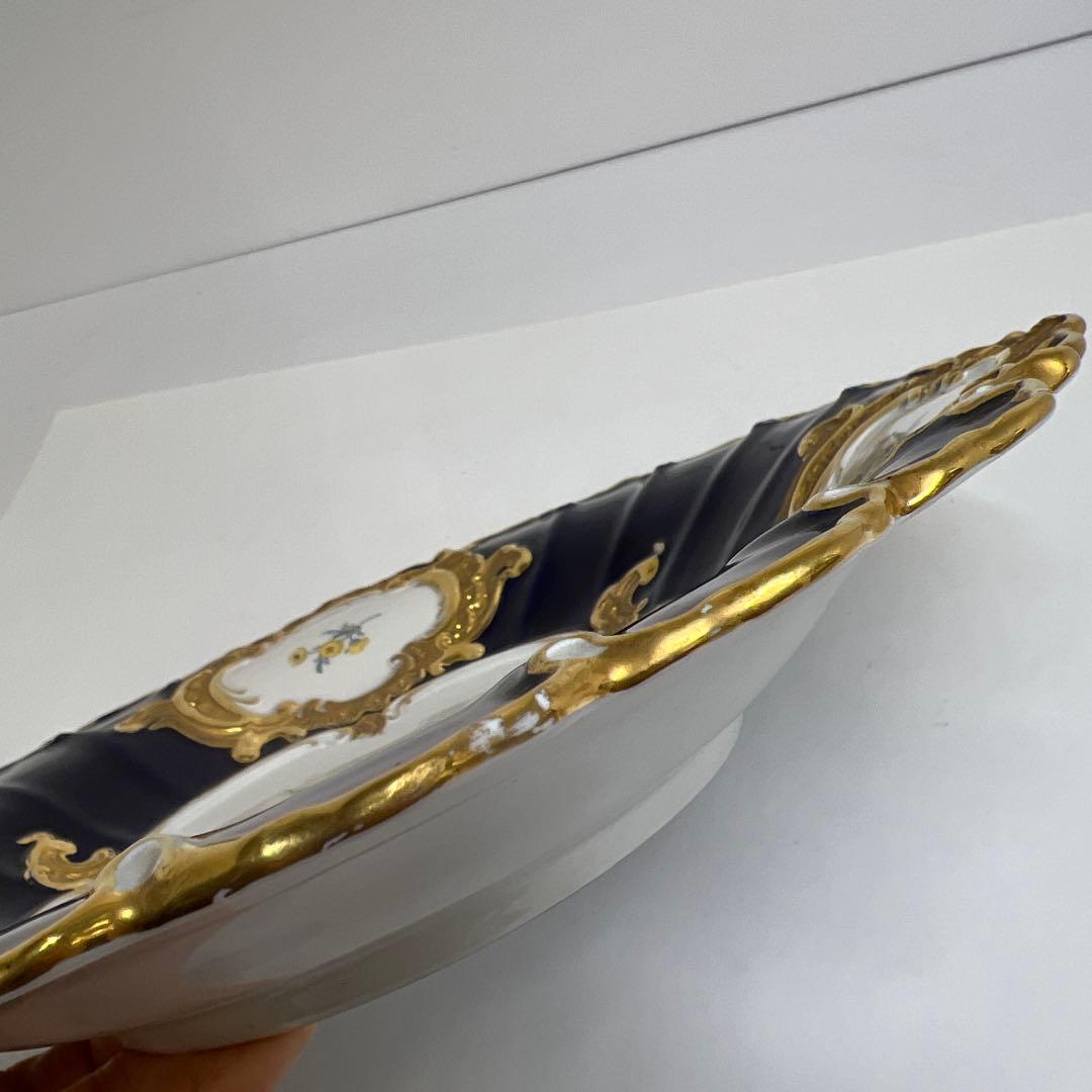 マイセン　グランツ　ゴールド　特大プレート　直径29.6cm トニコ