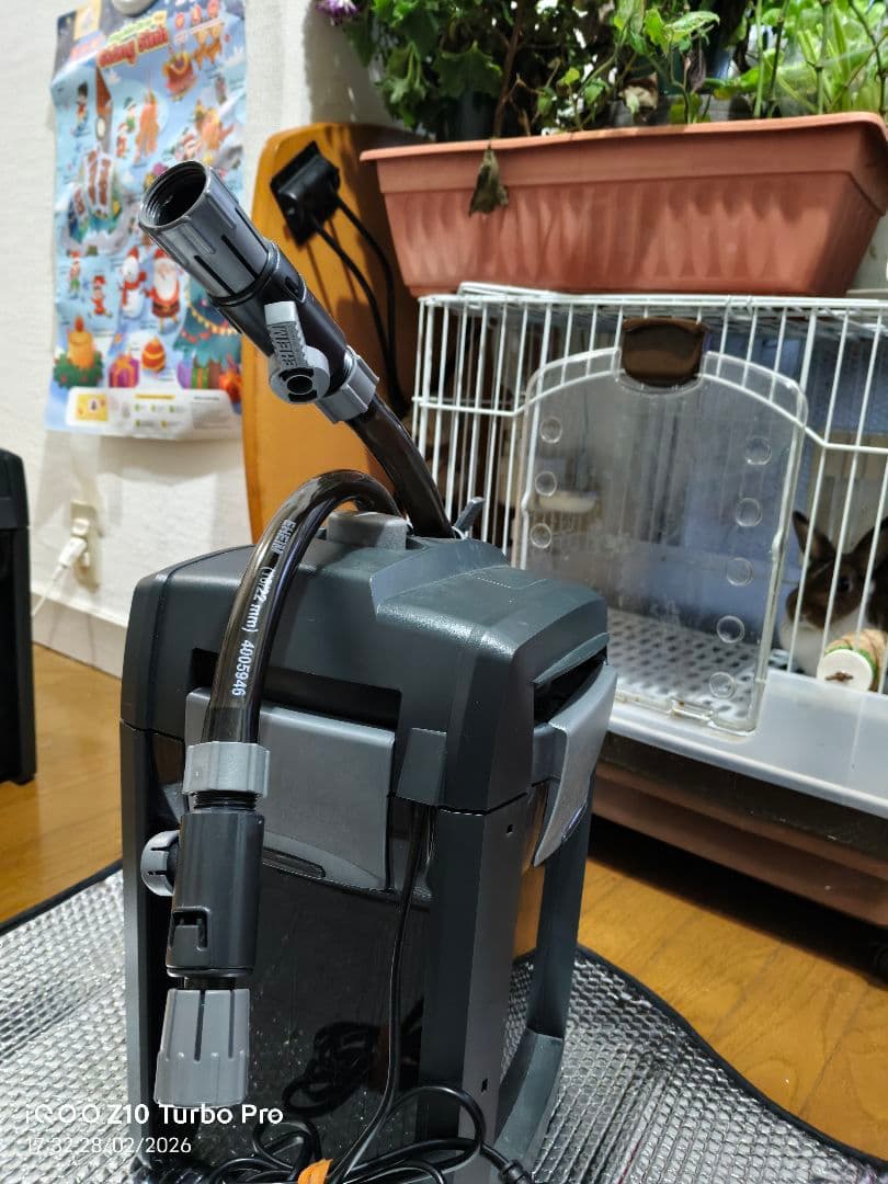美品 EHEIM pro4+ 2273 外部フィルター ろ材付き 動作良好-1