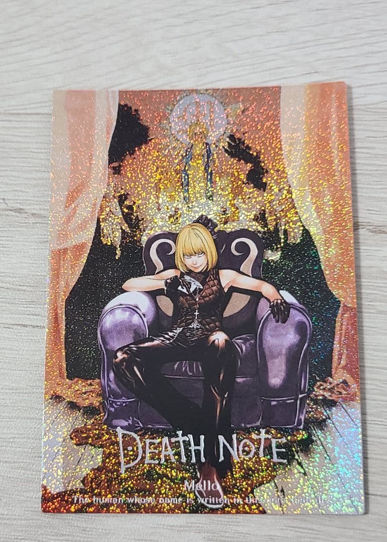 デスノート　トレーディングカード　ホログラム加工　DEATH NOTE