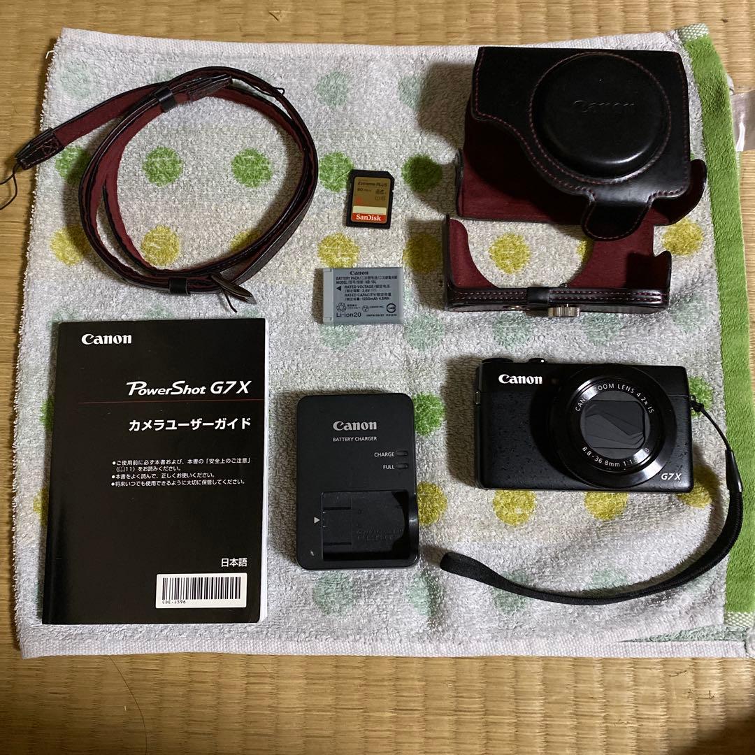 Canon PowerShot G7X Wifi 本体と付属品 箱無し