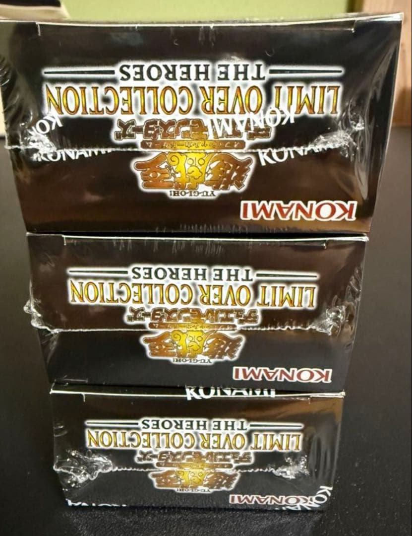 遊戯王 リミットオーバーコレクション シュリンク付き3box プロモ付