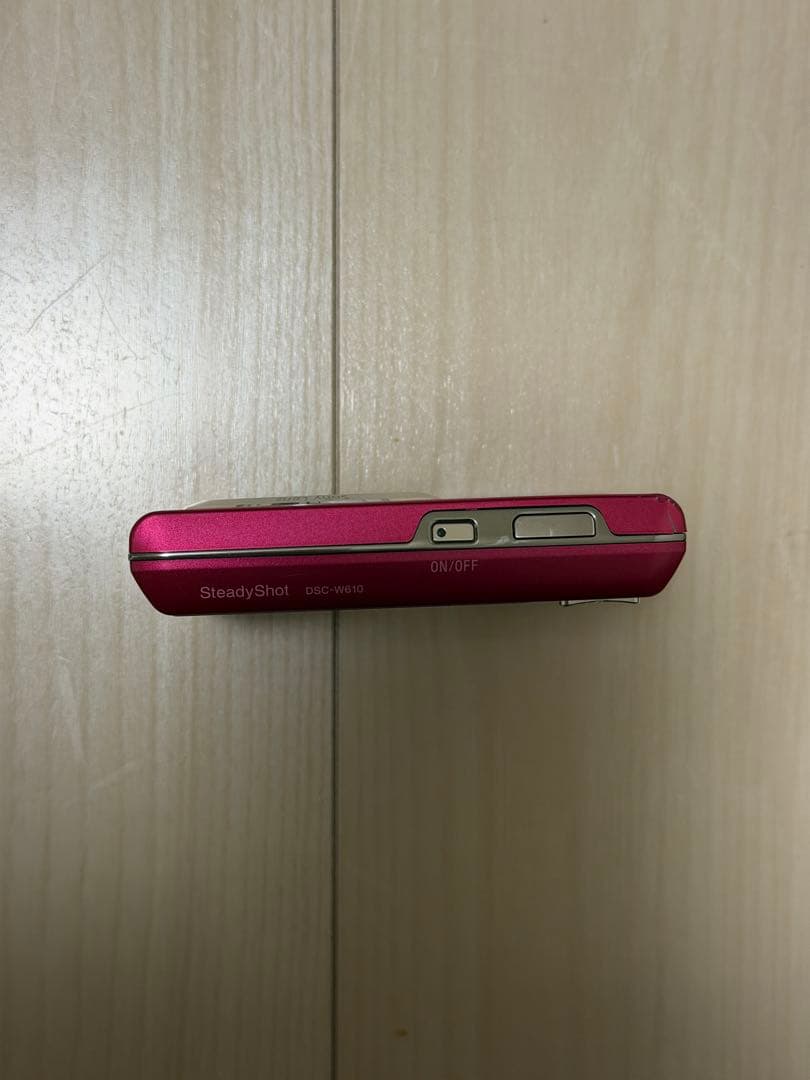 SONYデジカメCyber-shotピンク動作確認済バッテリー充電器