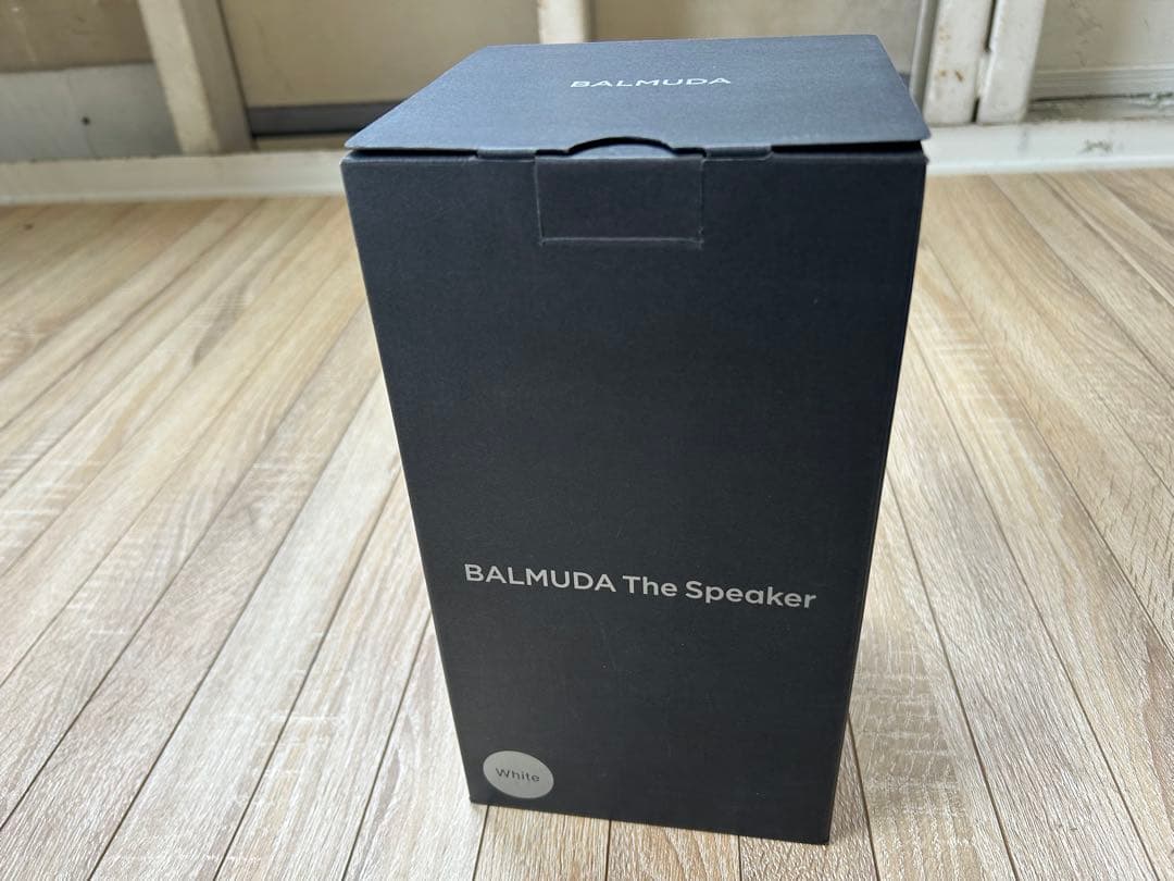 ⑥【未使用】BALMUDA The Speaker M01A-WH