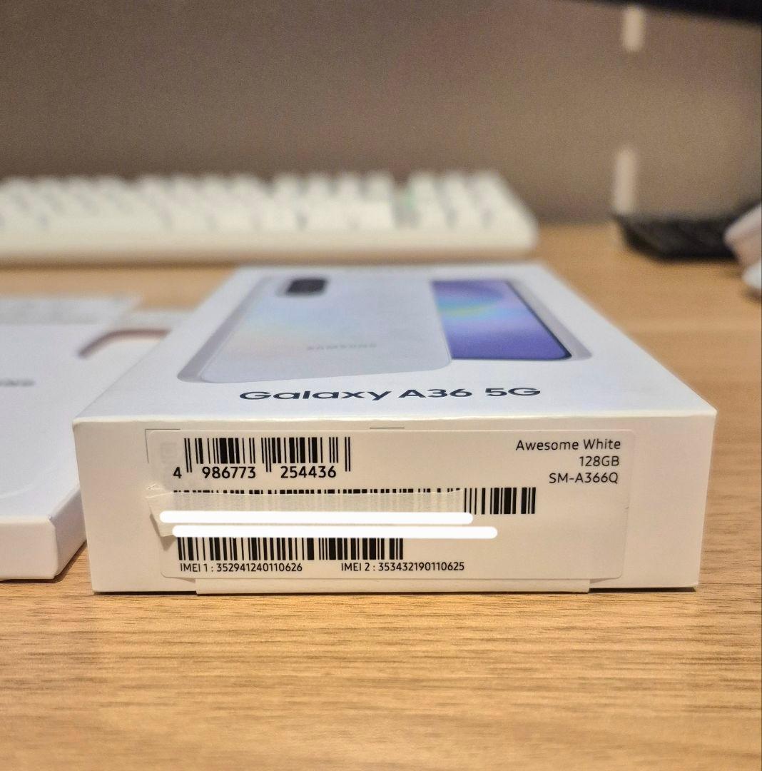 【国内正規品】Samsung Galaxy A36 5G ホワイト