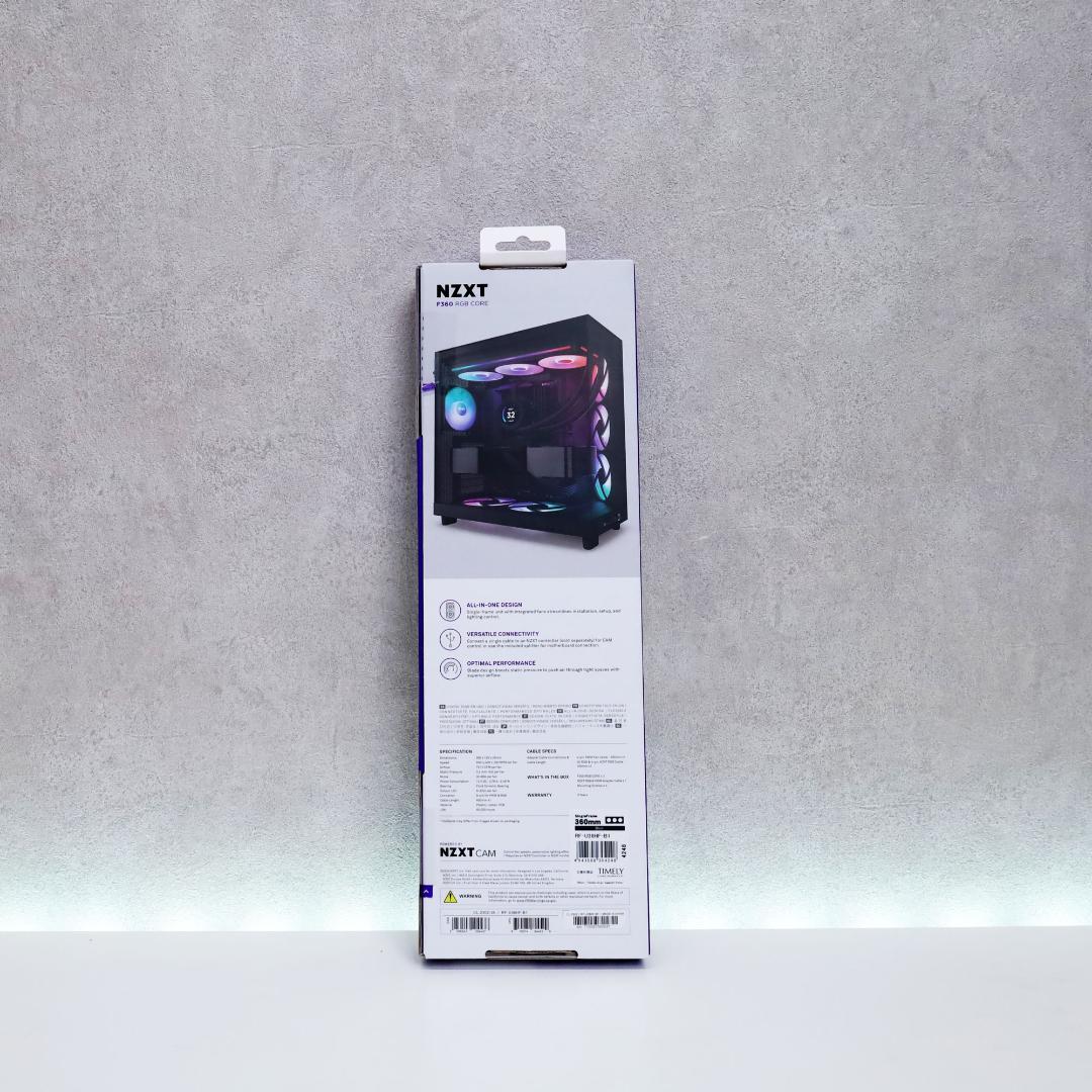 NZXT F360RGB CORE BLACK 1個入×1個　㊵