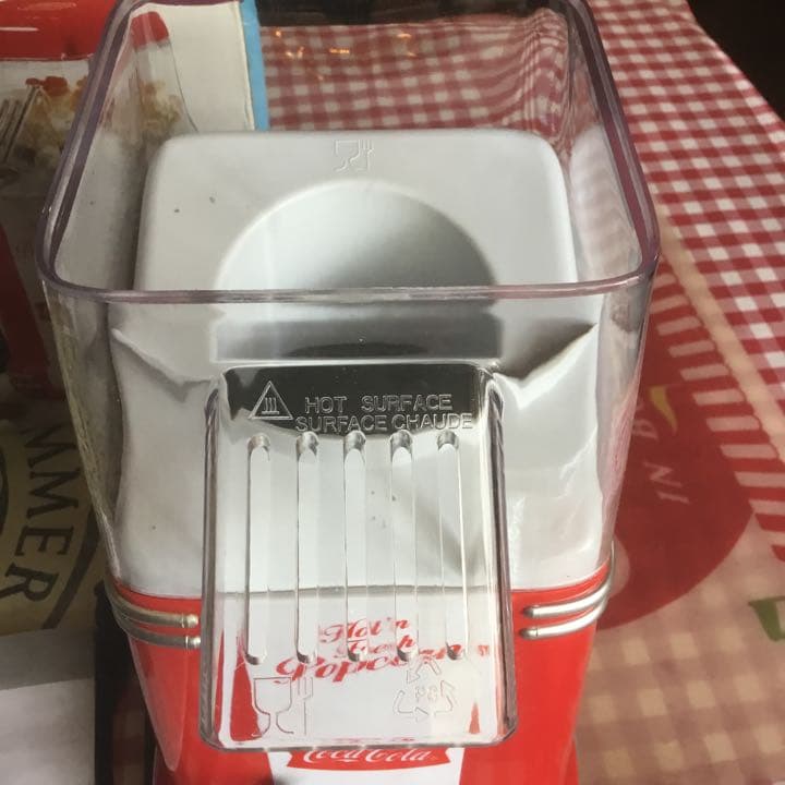 コカコーラ ポプコーン マシーン値下げ！新品未使用　インテリアにも。