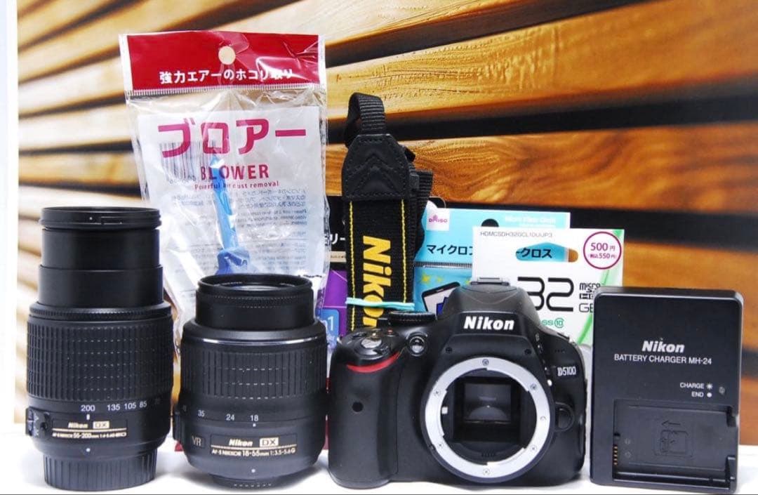 【ショット数 717回】Nikon ニコン　D5100 デジタル一眼　スマホ転送