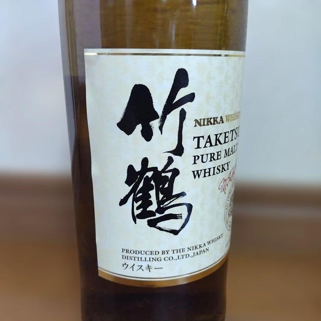 り*ん様 NIKKA 竹鶴 ピュアモルトウイスキー 白ラベル 43%