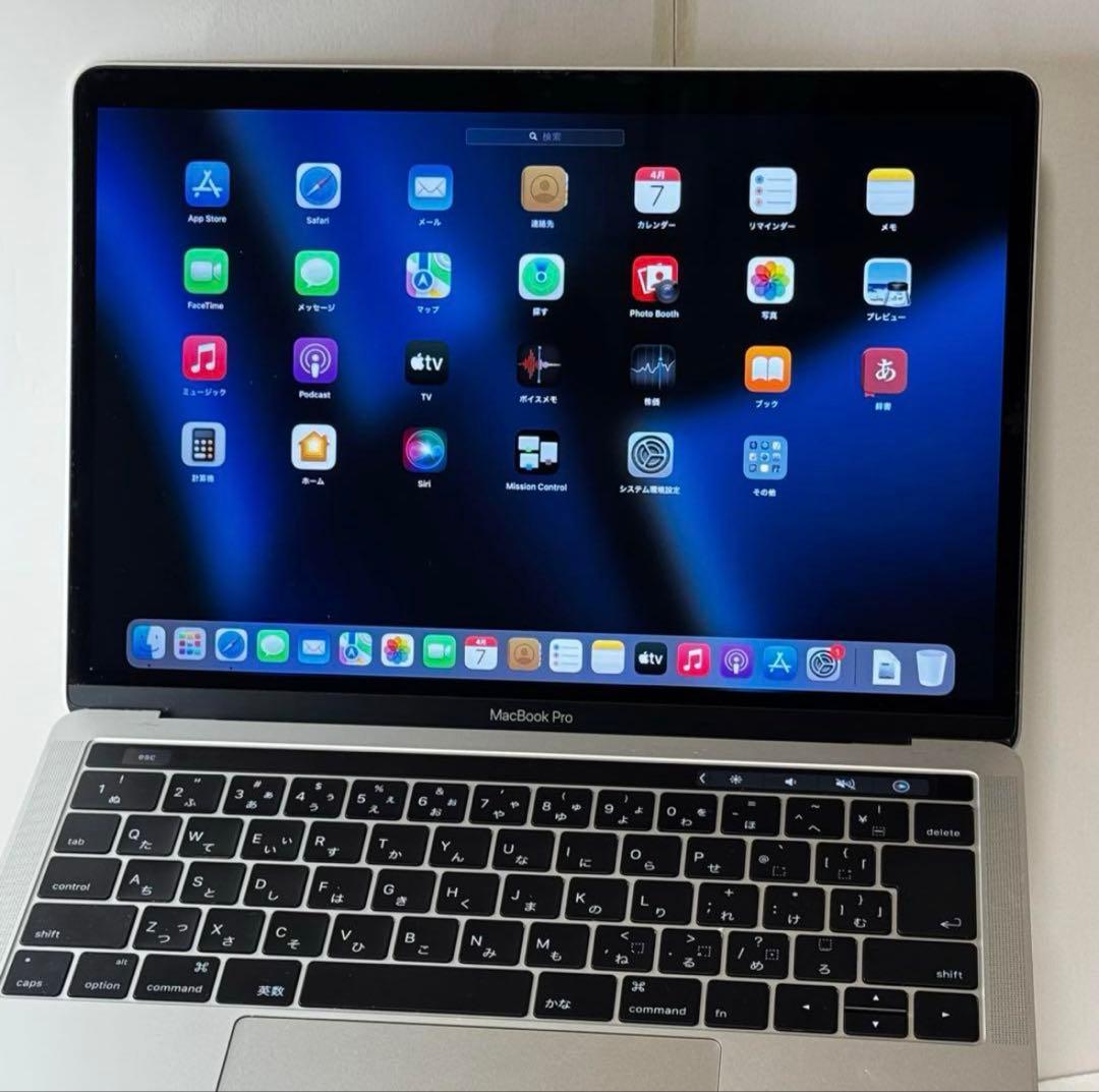 MacBook Pro13㌅ タッチバー＋指紋認証 A1706 ウィンドウズ搭載