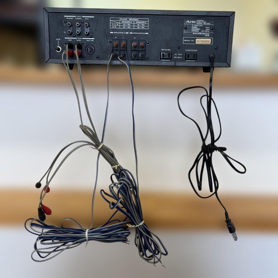 アンプ Aurex STEREO AMPLIFIER MODEL SB-220