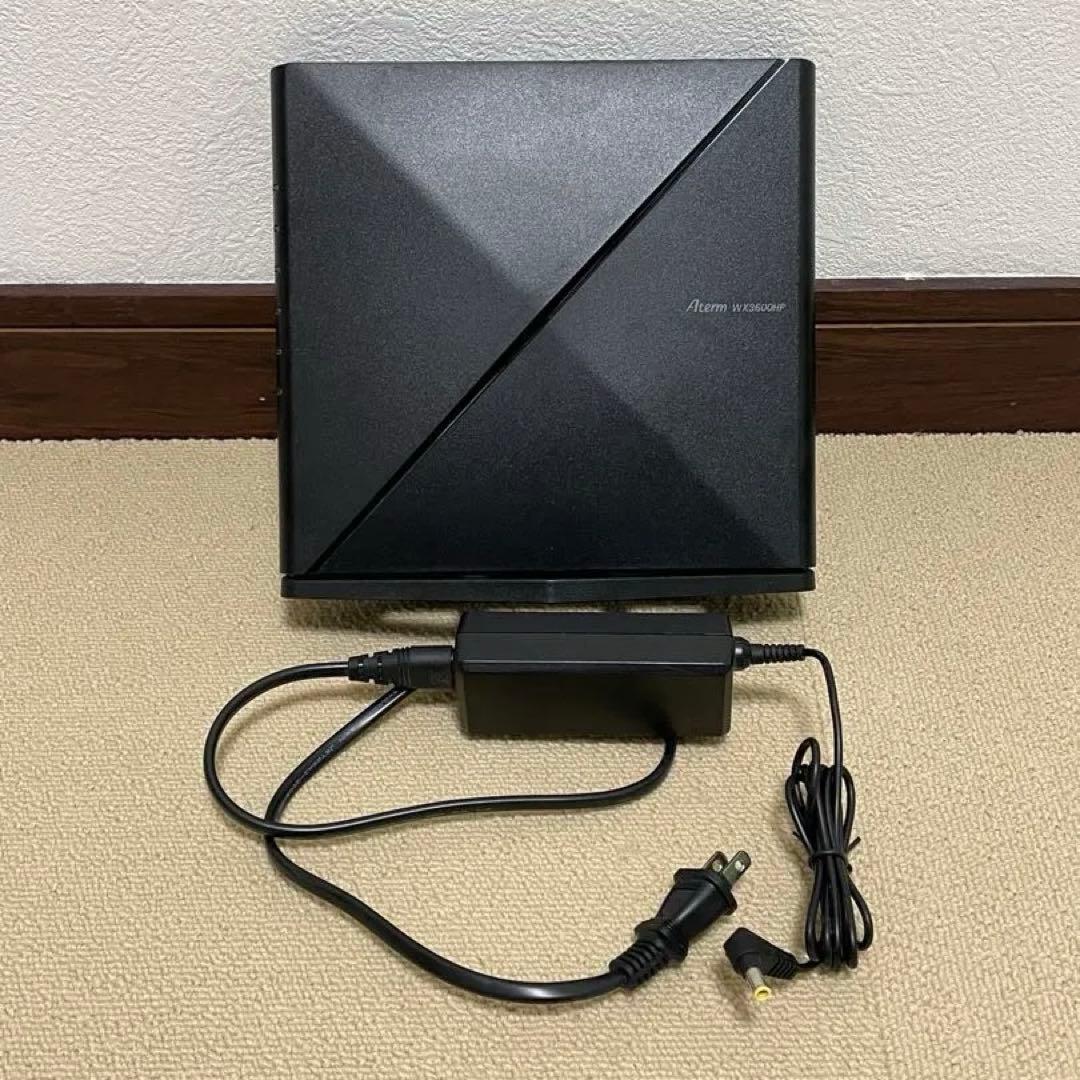 NEC 無線ルータ PA-WX3600HP ブラック Wi-Fi ルーター