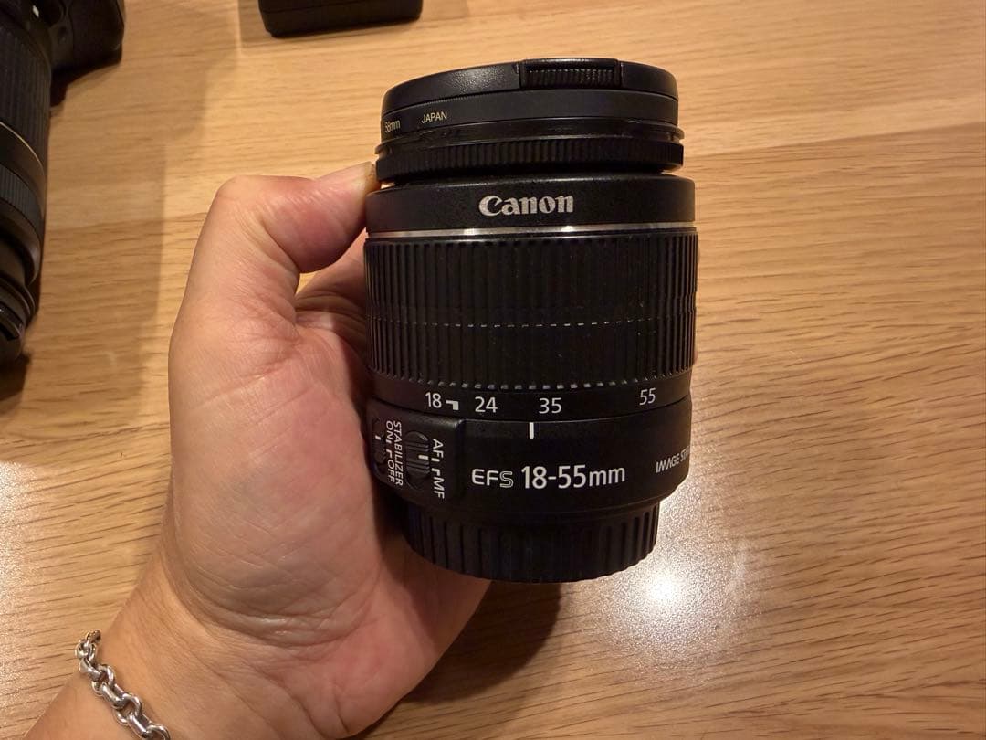 Canon kiss X5 一眼レフ　望遠付きWレンズセット