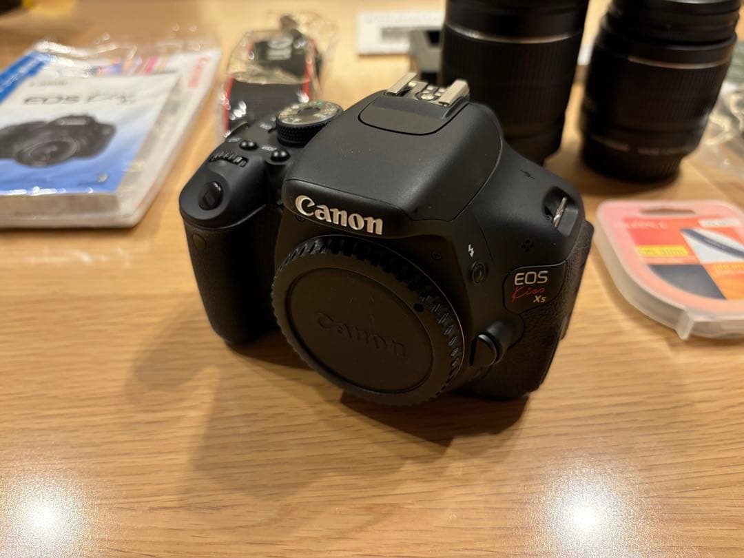 Canon kiss X5 一眼レフ　望遠付きWレンズセット