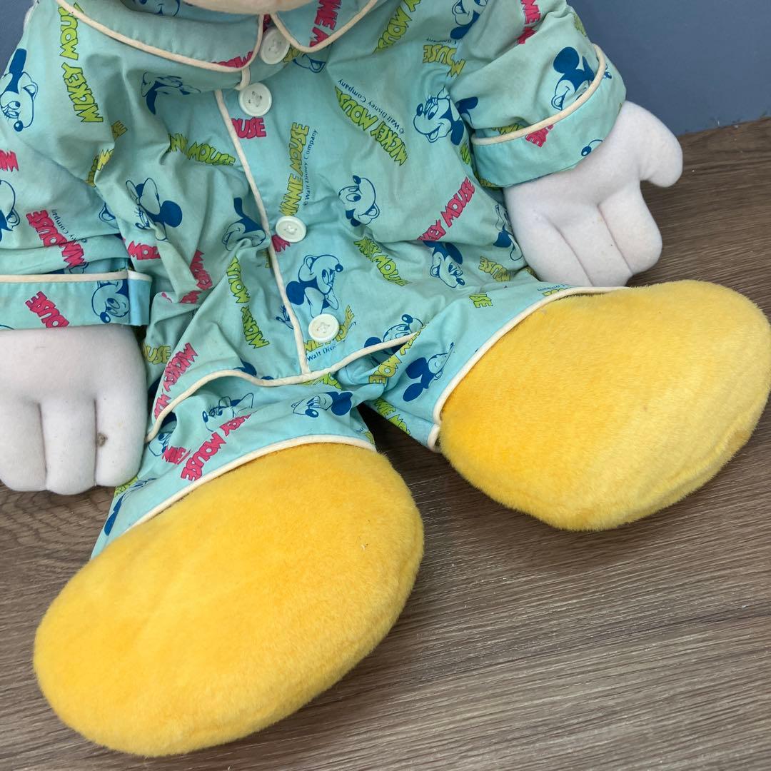 3F レトロ ディズニー ミッキー ミニー パジャマ ぬいぐるみ セット