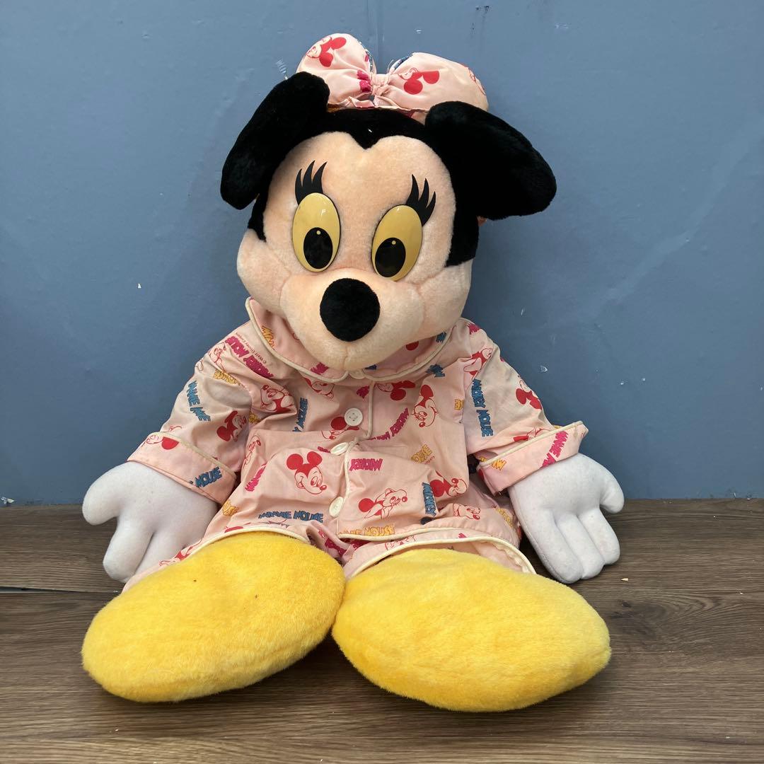 3F レトロ ディズニー ミッキー ミニー パジャマ ぬいぐるみ セット