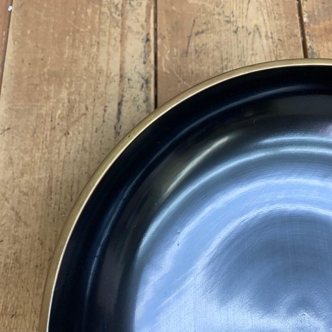 D-5 【特撰】本漆塗 菓子器 朱画 蒔絵 漆器 飛騨高山 けやき工芸 共箱付き