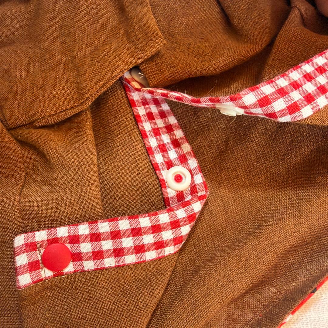 120★新品　denim dream check シャツ