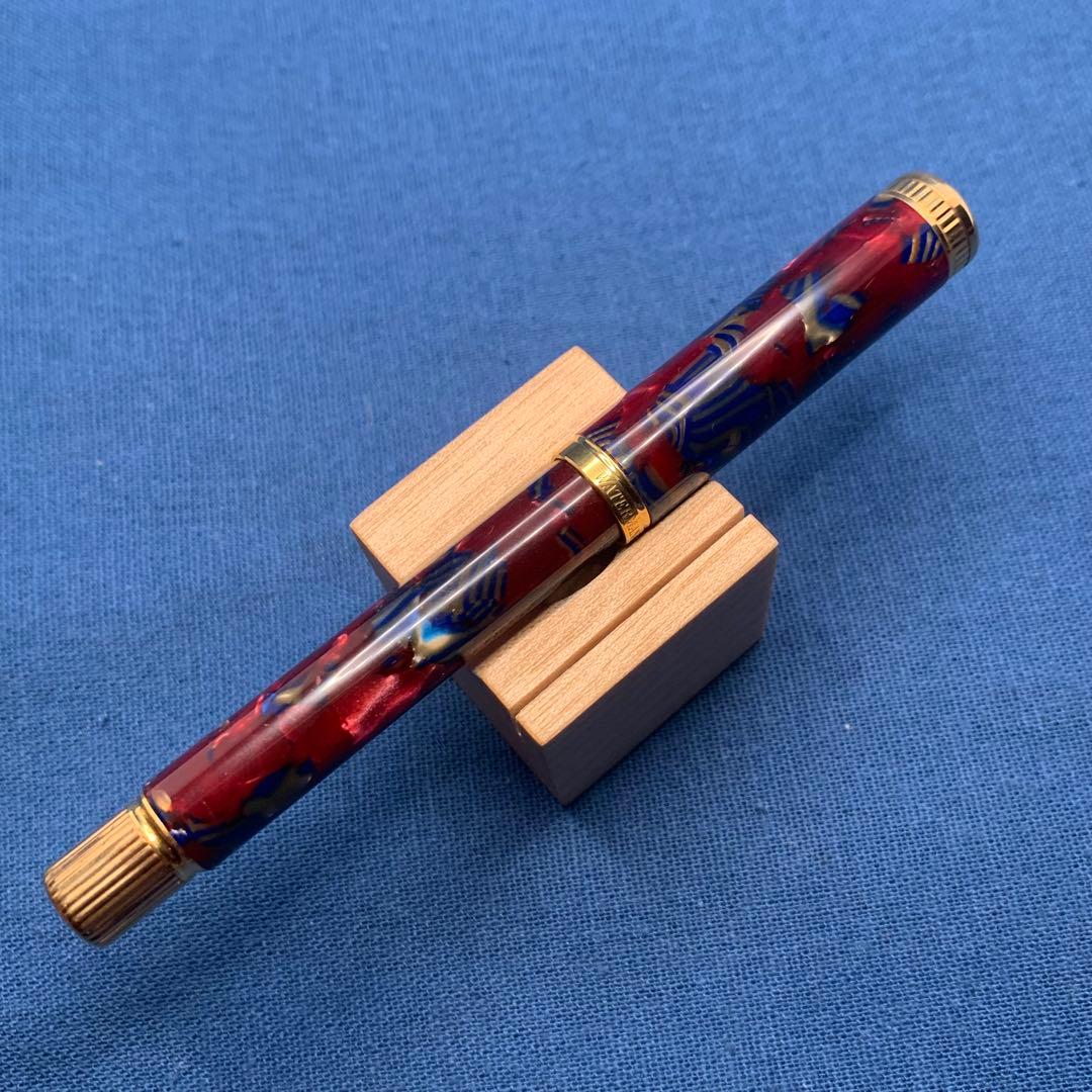 【傑作】ウォーターマン　レディアガサ 万年筆　18K F ルビーブルー