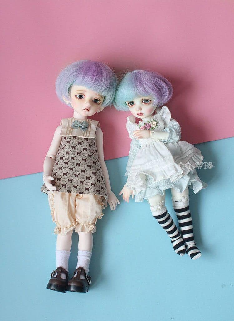 TY53 BJD1/3人形 ドール　用ウィッグ カツラ　耐熱　変色ウィック