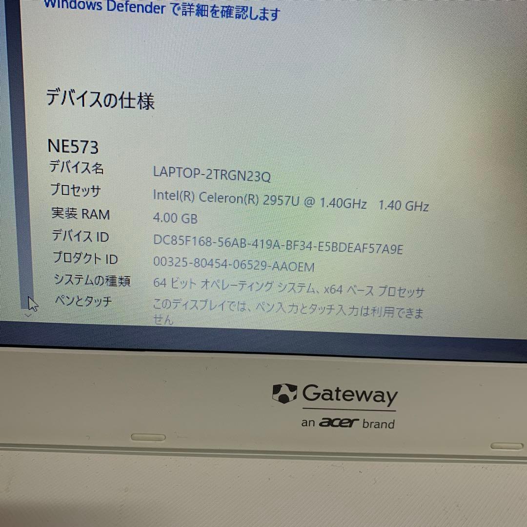 Gateway an Acer Brand ノートパソコン　(120)