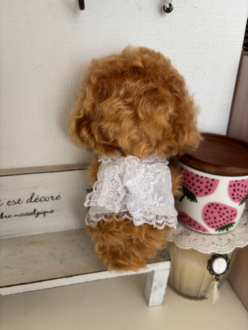 テディプードル　テディわんこ　ハンドメイド　ぬいぐるみ　トイプードル　モヘア生地