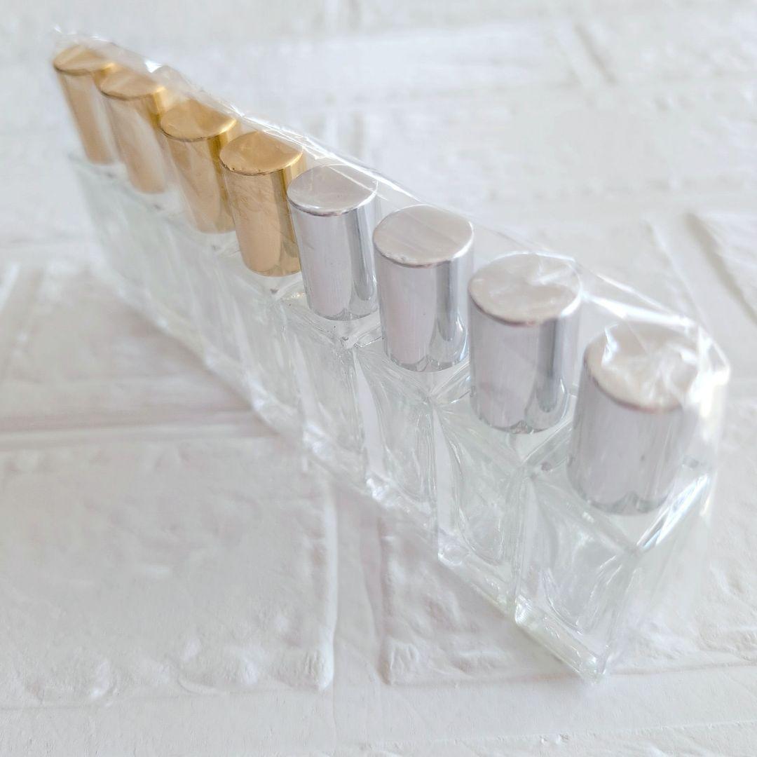 ★ロールオンボトル 7ml ローラーボトル ガラス瓶 精油 香水 小分け 8本