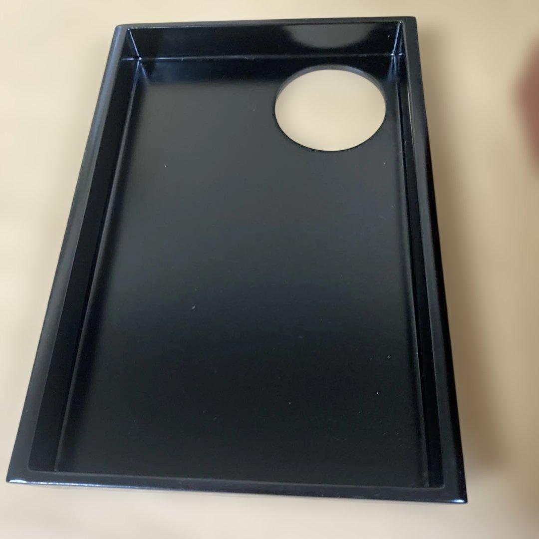 茶箱　菊桐彫模様　未使用