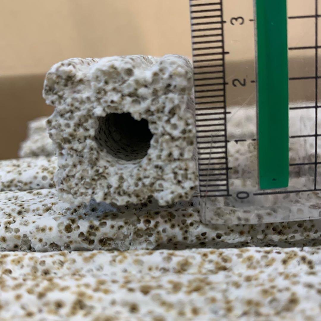 多孔質セラミック製水槽池用濾過材100本　海水魚　水草　メダカ　金魚錦鯉水質浄化