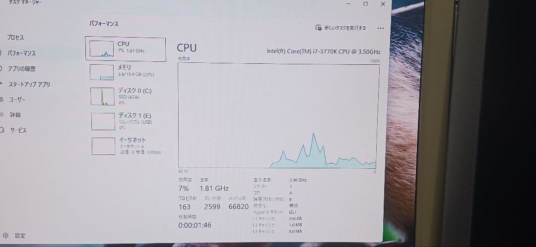 ★たかさん専用　i7-3770K CPU とDDR3 8GB×2