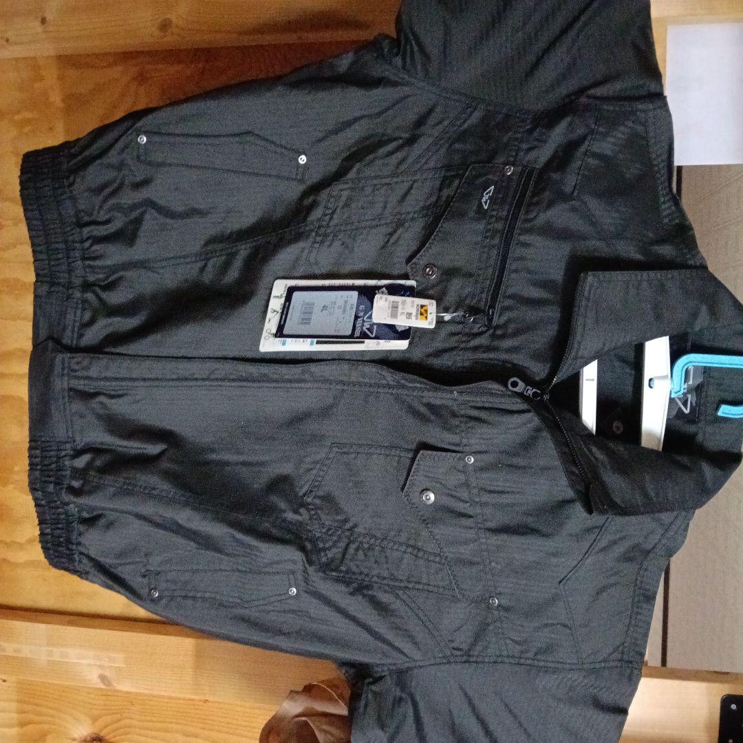 新品未使用　グレー 空調服 ポリエステル製　美品大きめサイズ