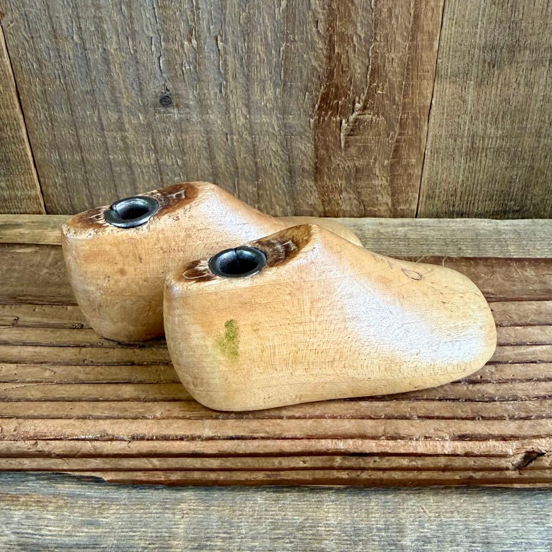SHOE MOLD★シューモールド木製靴型9.5cmアンティークUSAビンテージ