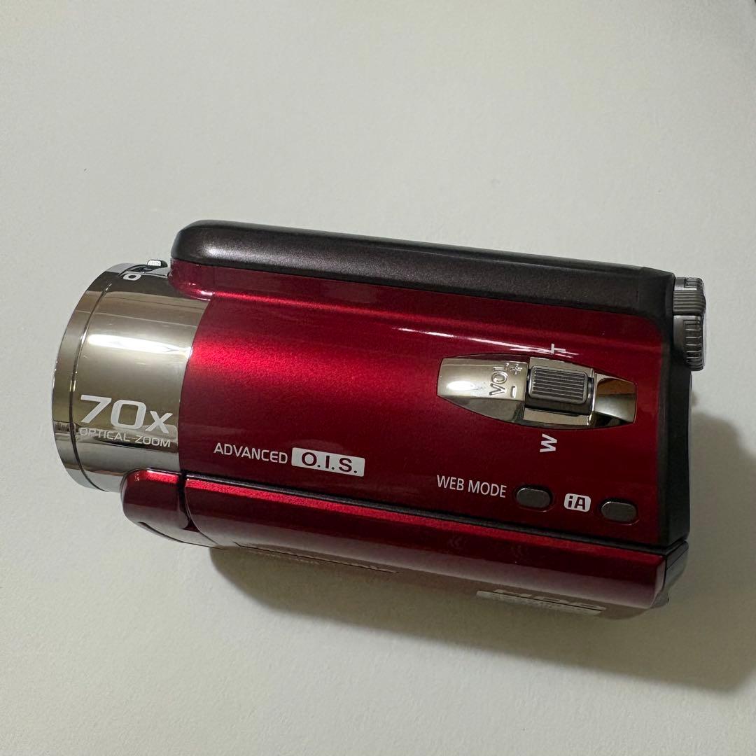 Panasonic SDR-H80 レッド 動作確認済 HDDビデオカメラ