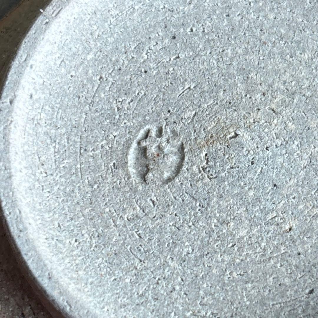 膳所焼 淡海ぜぜ造 陽炎園 共箱 抹茶碗 茶道具