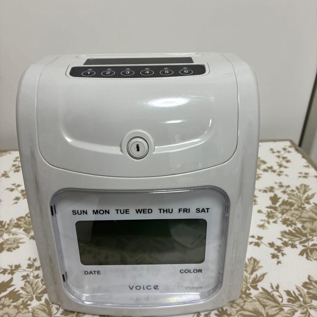VOICE タイムレコーダー VT-1000 タイムカード付き
