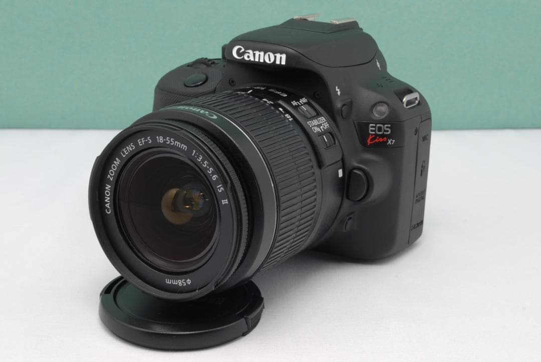 ☘️軽量 高画質✨ Canon Kiss X7 一眼レフ 超望遠 ダブルレンズ