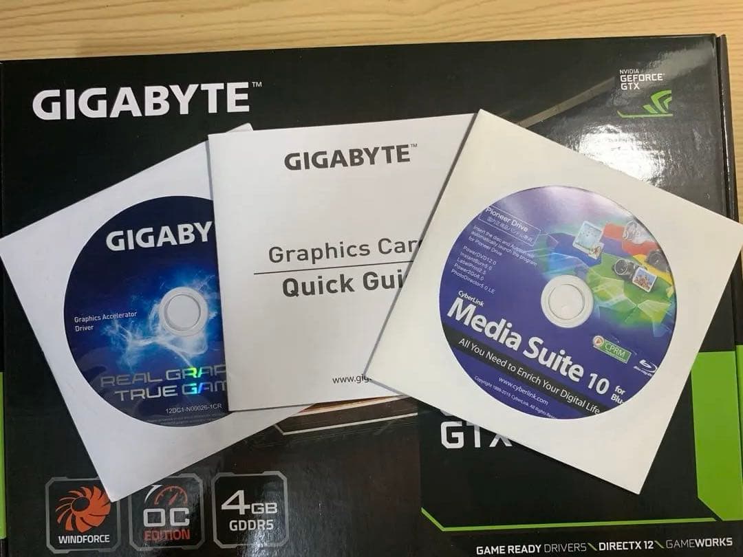 【美品】GIGABYTE GTX 1050 Ti 4GB