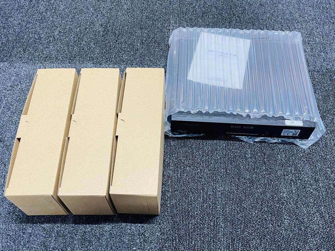 防犯カメラセット 4台カメラ 屋外 IP66防水 監視カメラ 遠隔監視