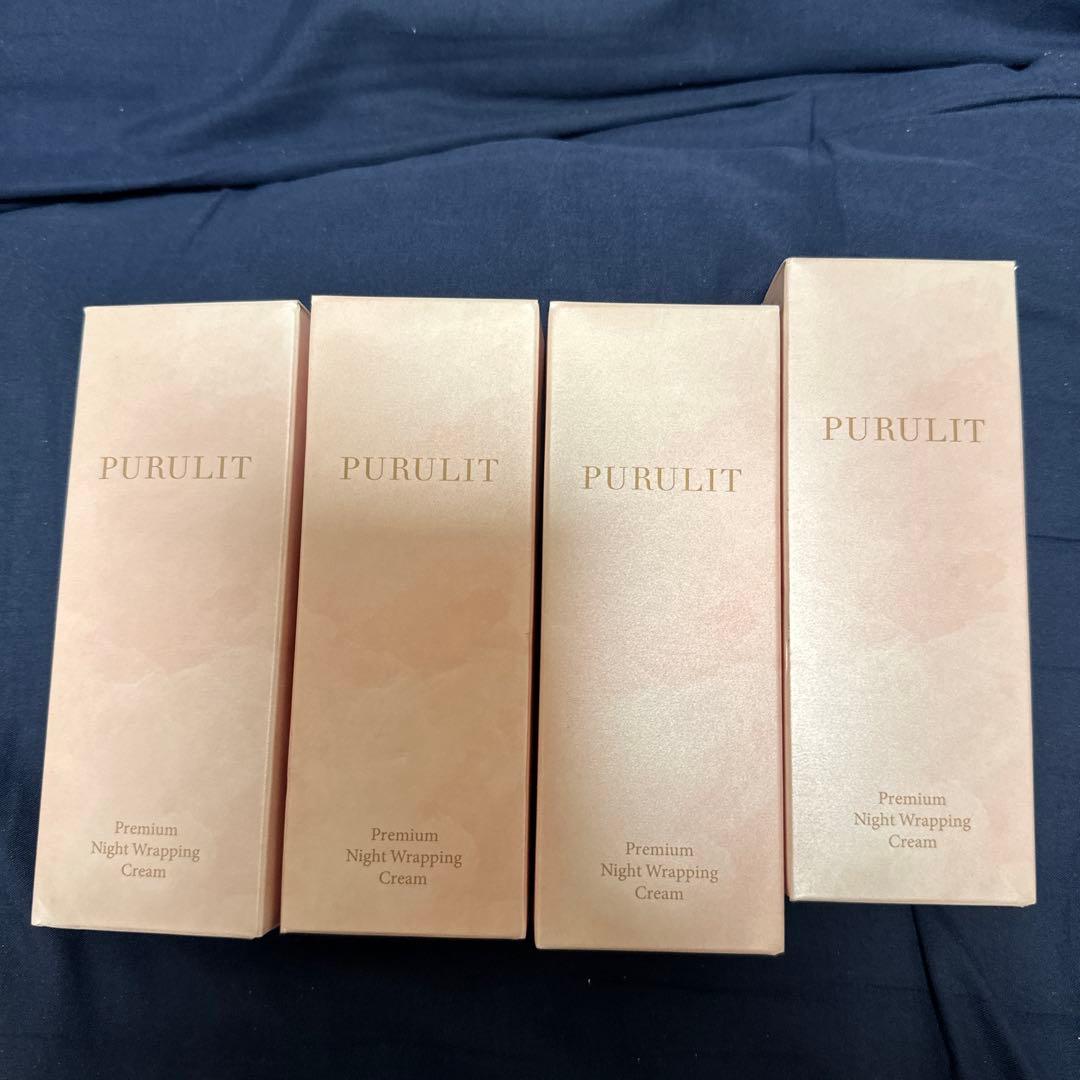 PURULIT プレミアムナイトラッピングクリーム 35g 4個セット