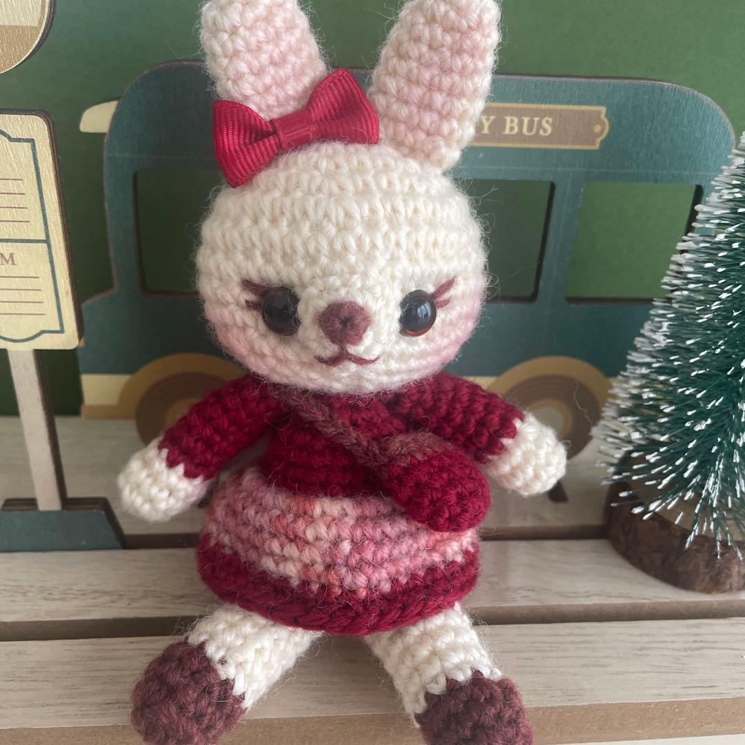 Mi！ ハンドメイド　あみぐるみ　６点おまとめ　キーホルダー付き