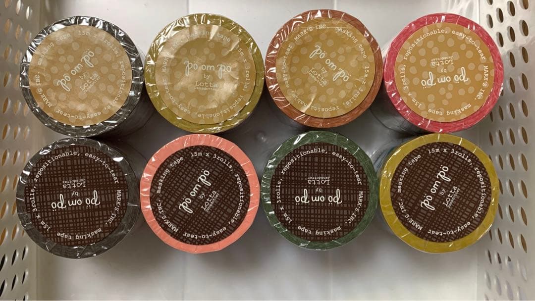 美品♡貴重♡マークスMark‘sマスキングテープ　ポゥムポゥ新品未開封8セット