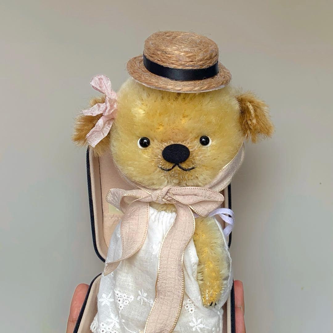 妹ワンワン ぬいぐるみ アーティストベア 海外作家様 ハンドメイド テディベア