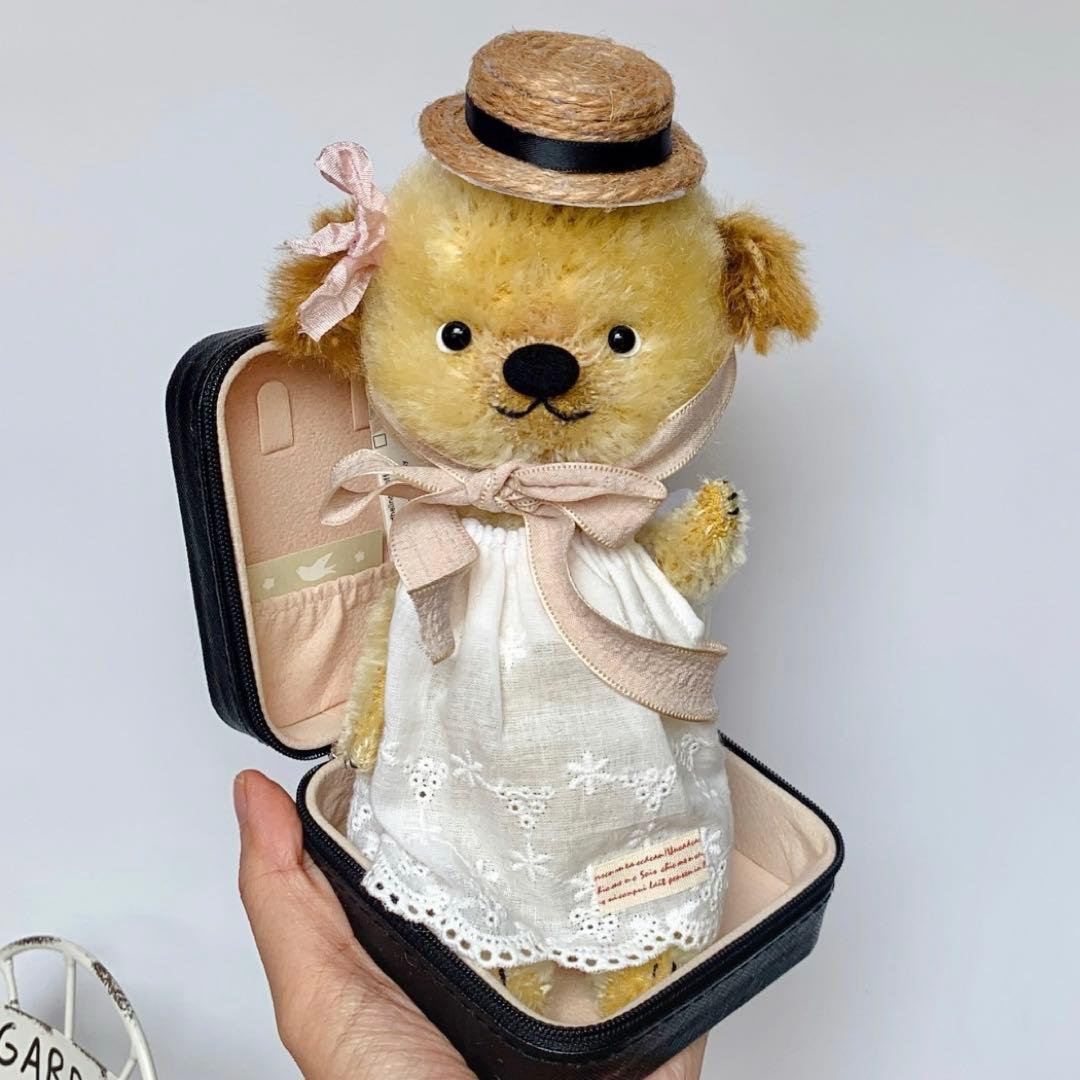 妹ワンワン ぬいぐるみ アーティストベア 海外作家様 ハンドメイド テディベア