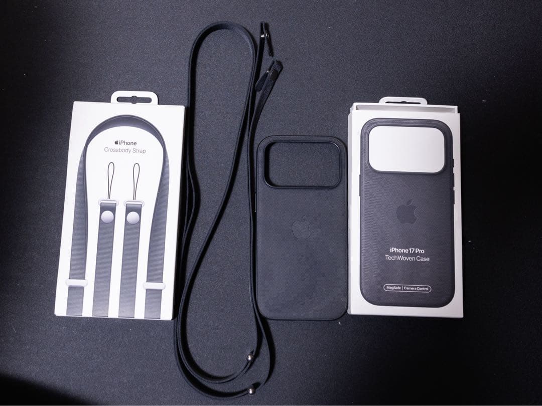 【純正】iPhone17Pro TechWoven クロスボディストラップ