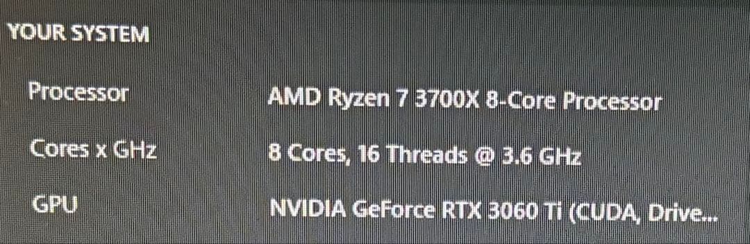 PALIT RTX 3060 Ti Dual OC V1 8GB LHR版