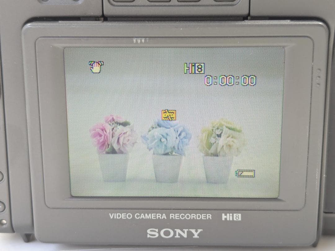 8mmテープのダビングに！ SONY ビデオカメラ CCD-SC55