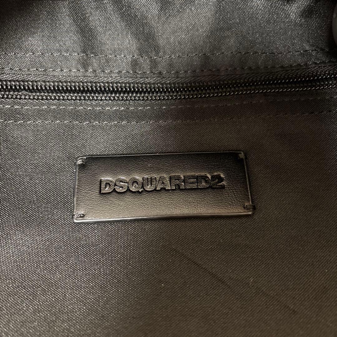 DSQUARED2 ブラック ボストンバッグ