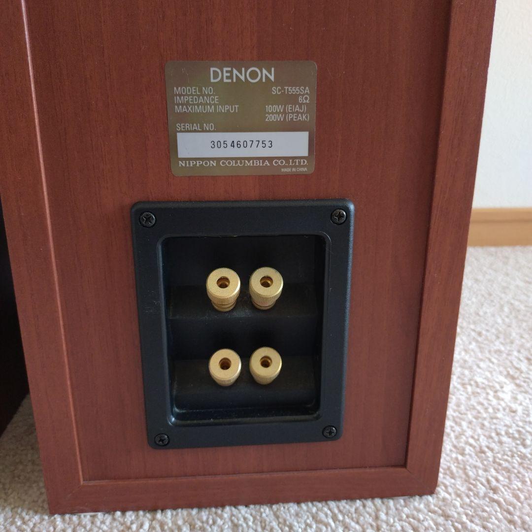 DENON トールボーイスピーカー　 SC-T555SA　2本セット