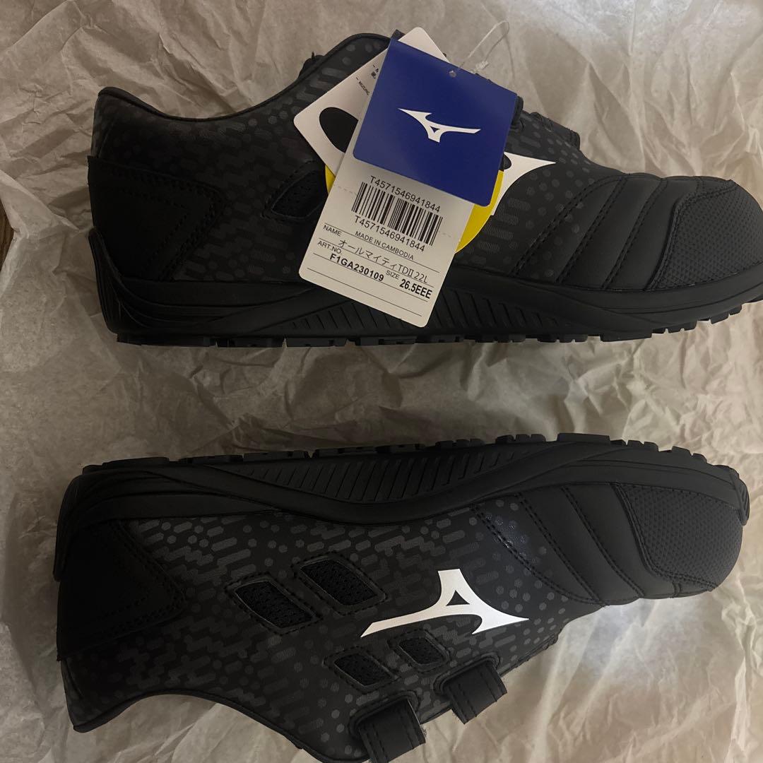 Mizuno ブラック スニーカー ベルクロ