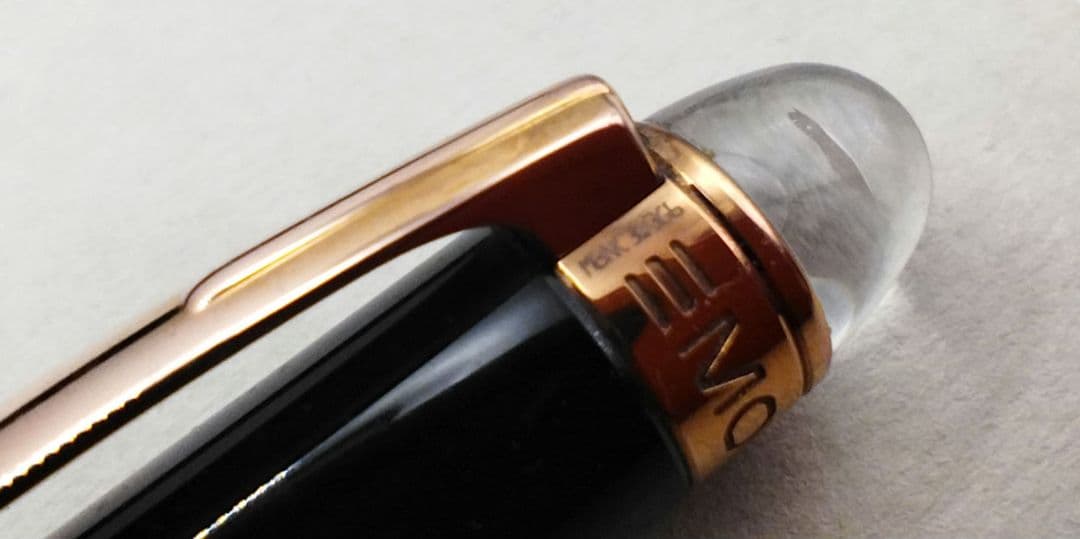 MONTBLANC　モンブラン　スターウォーカーレジンレッドゴールドボールペン
